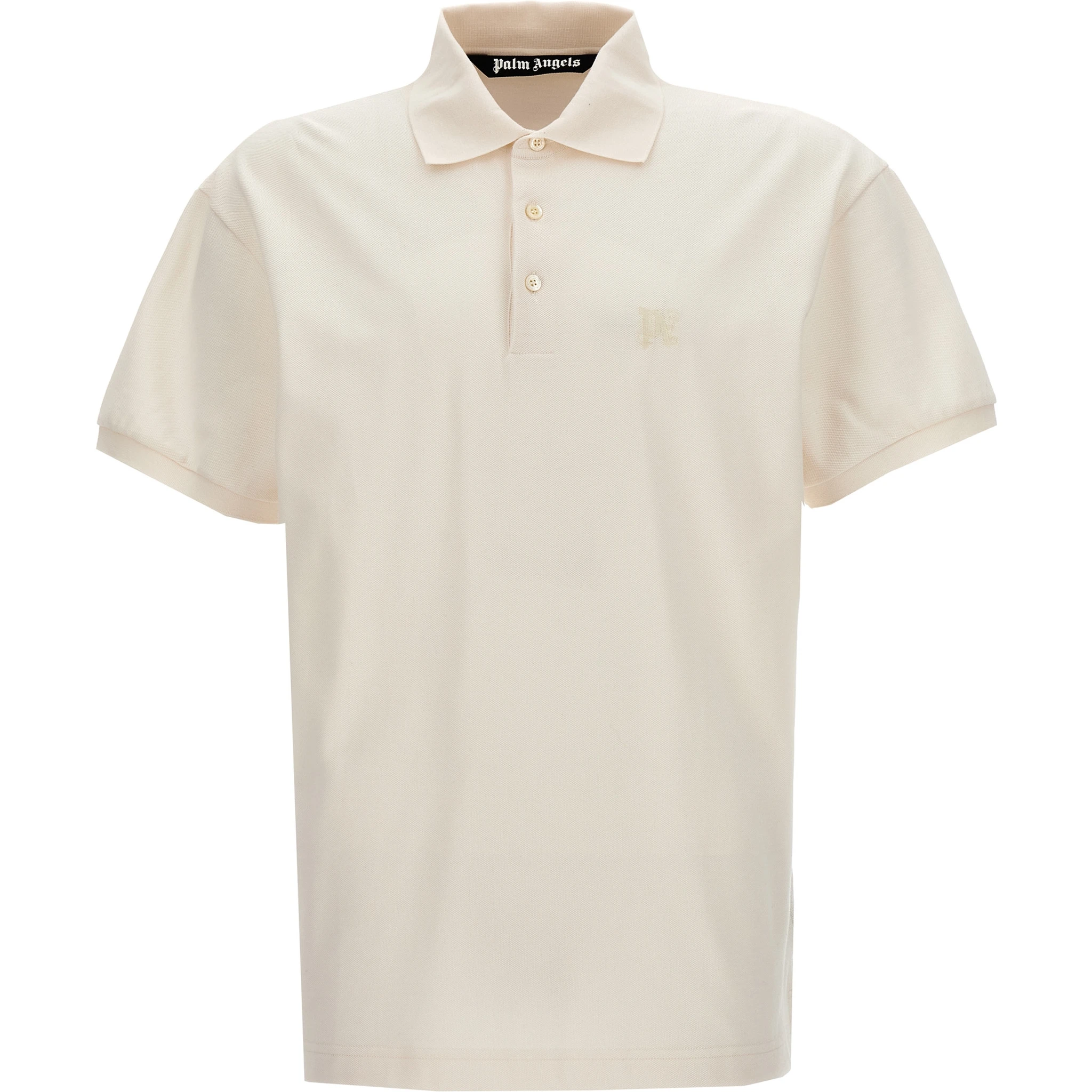 White Polyester Polo Shirt