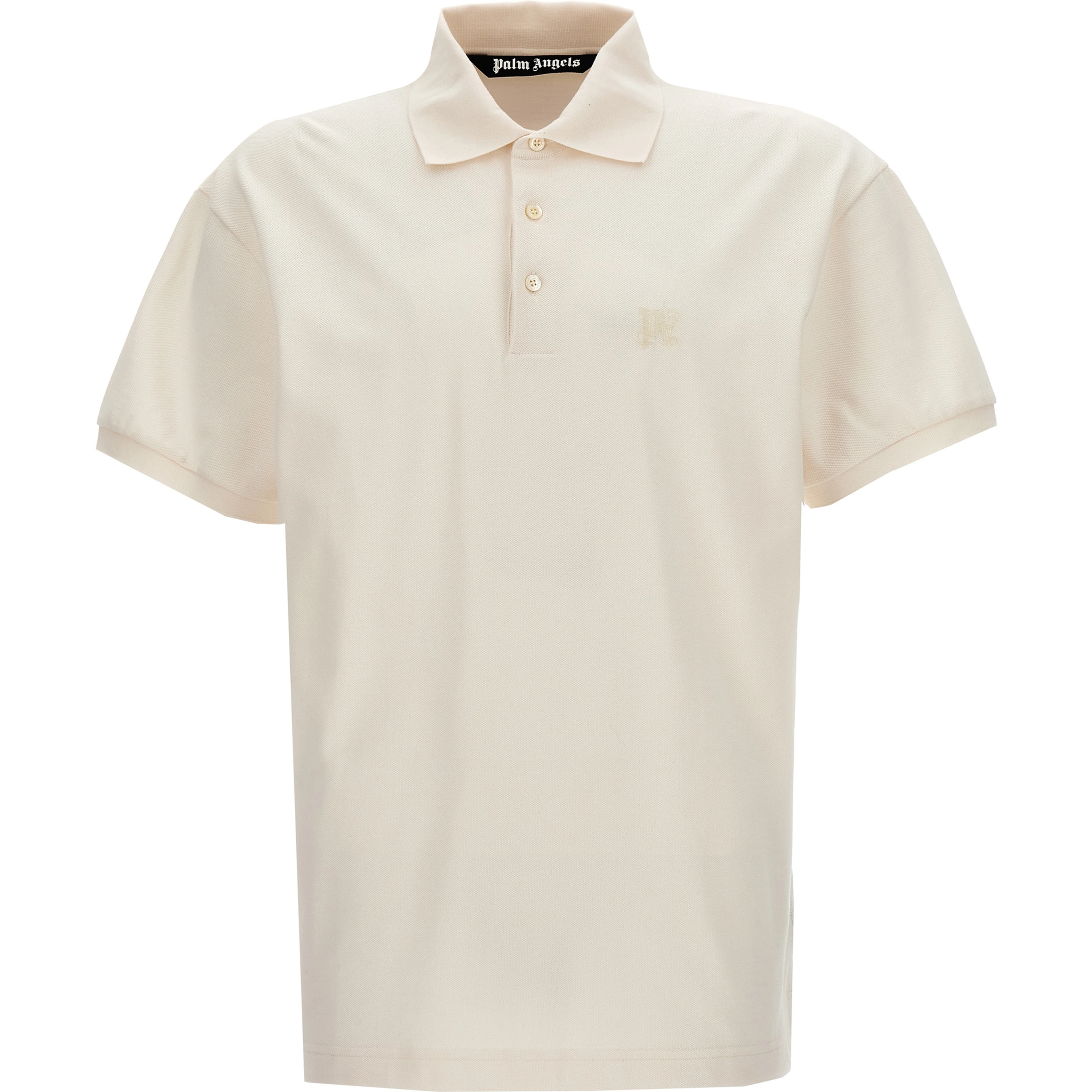 White Polyester Polo Shirt