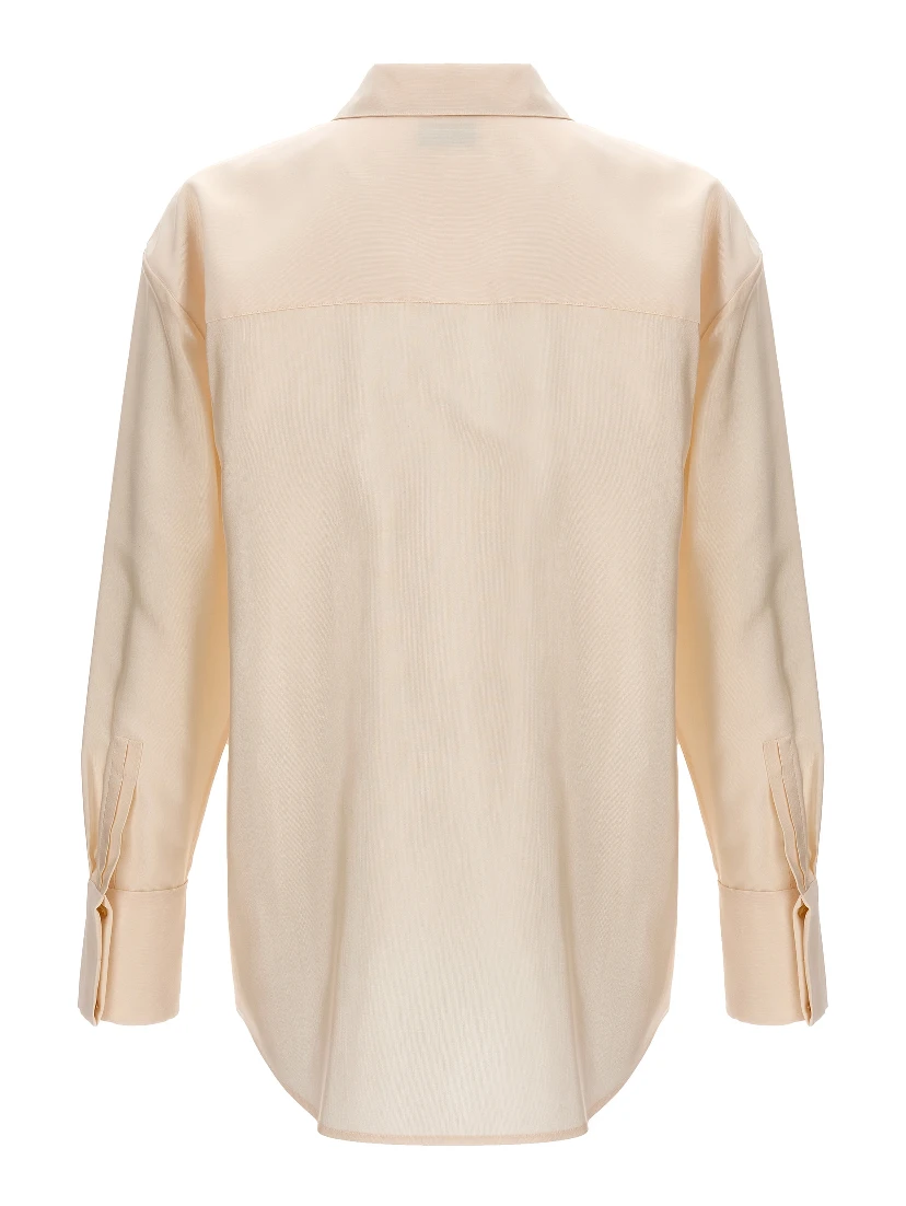 Beige Acetate Blouse