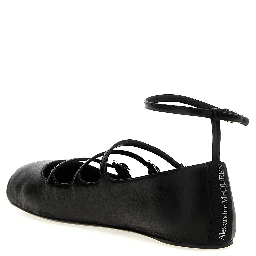 Black Calfskin Ballet Flats