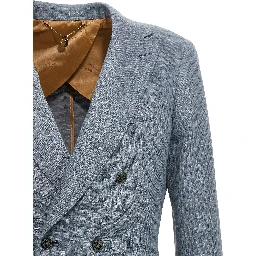 Blue Silk Blazer