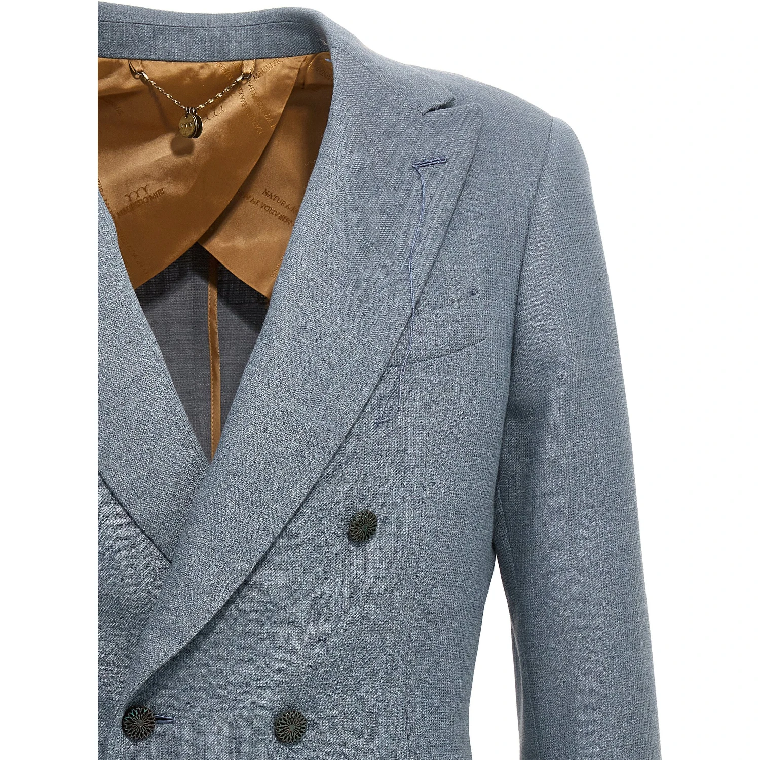 Blue Silk Blazer