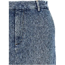 Blue Cotton Long Skirt