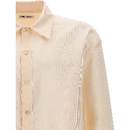 Beige Acetate Blouse