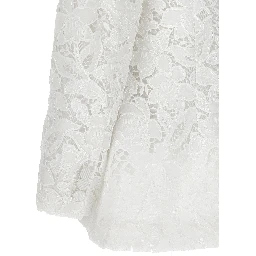 White Polyester Blazer