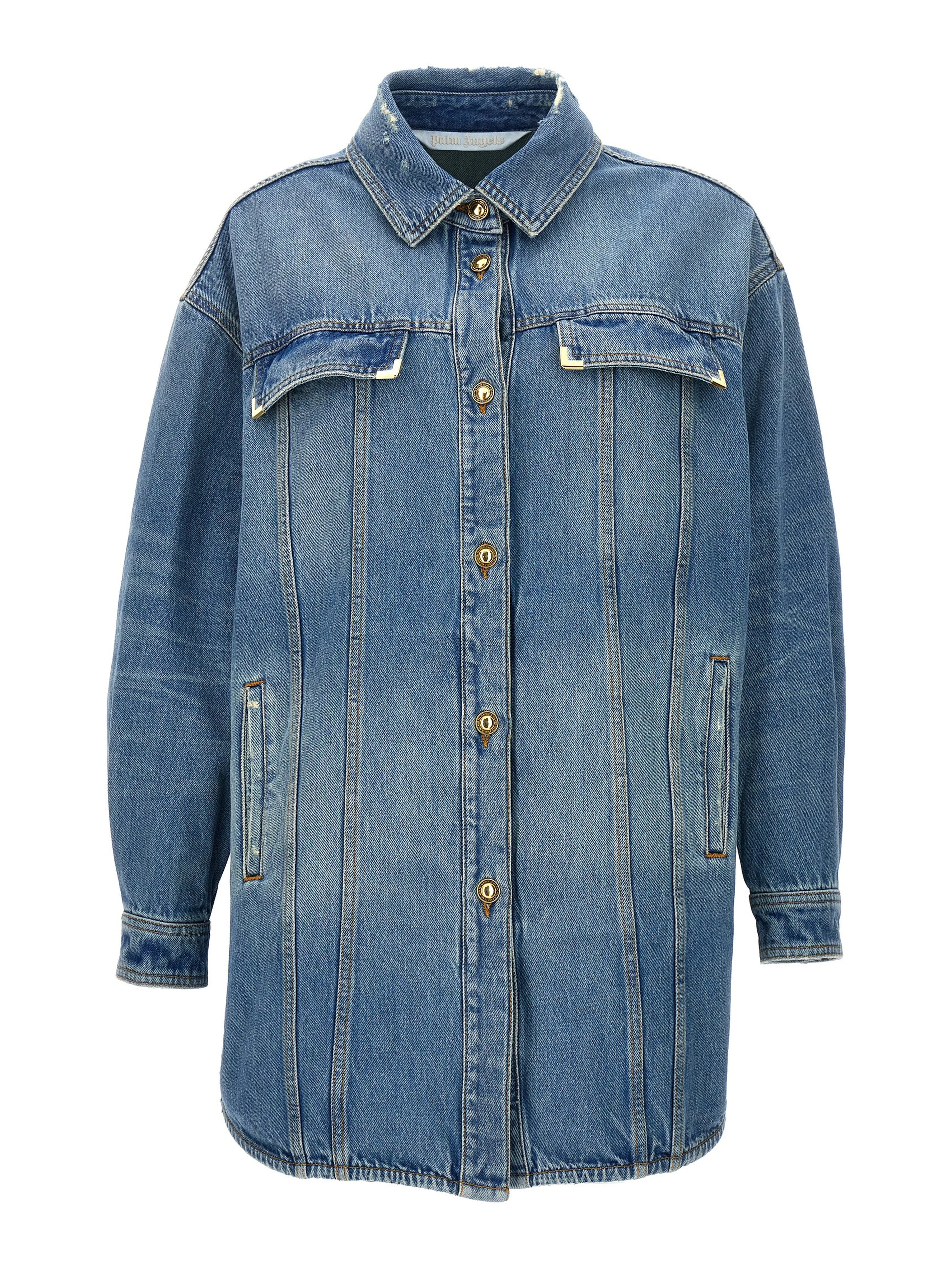 Blue Cotton Denim Jacket
