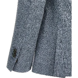 Blue Silk Blazer
