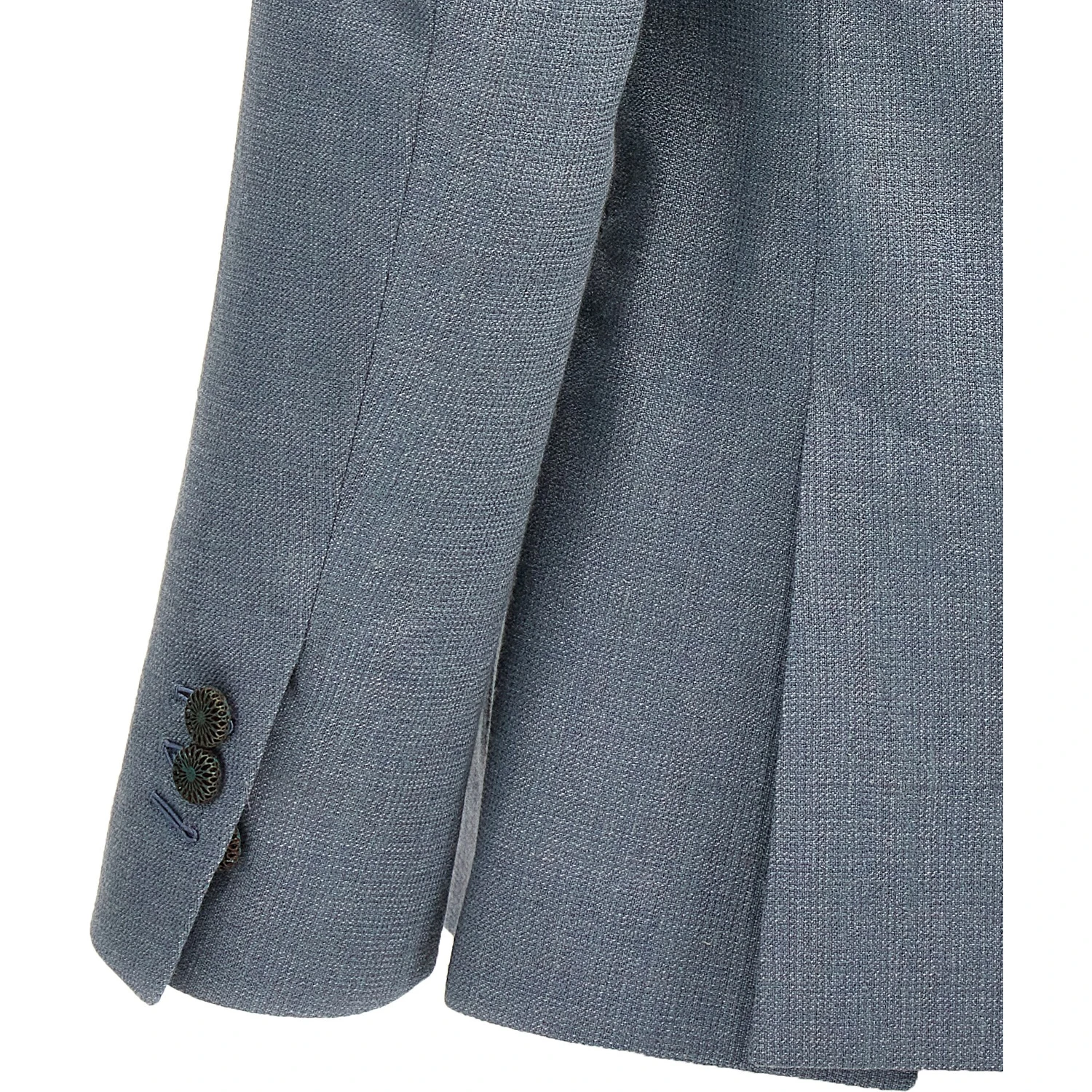 Blue Silk Blazer
