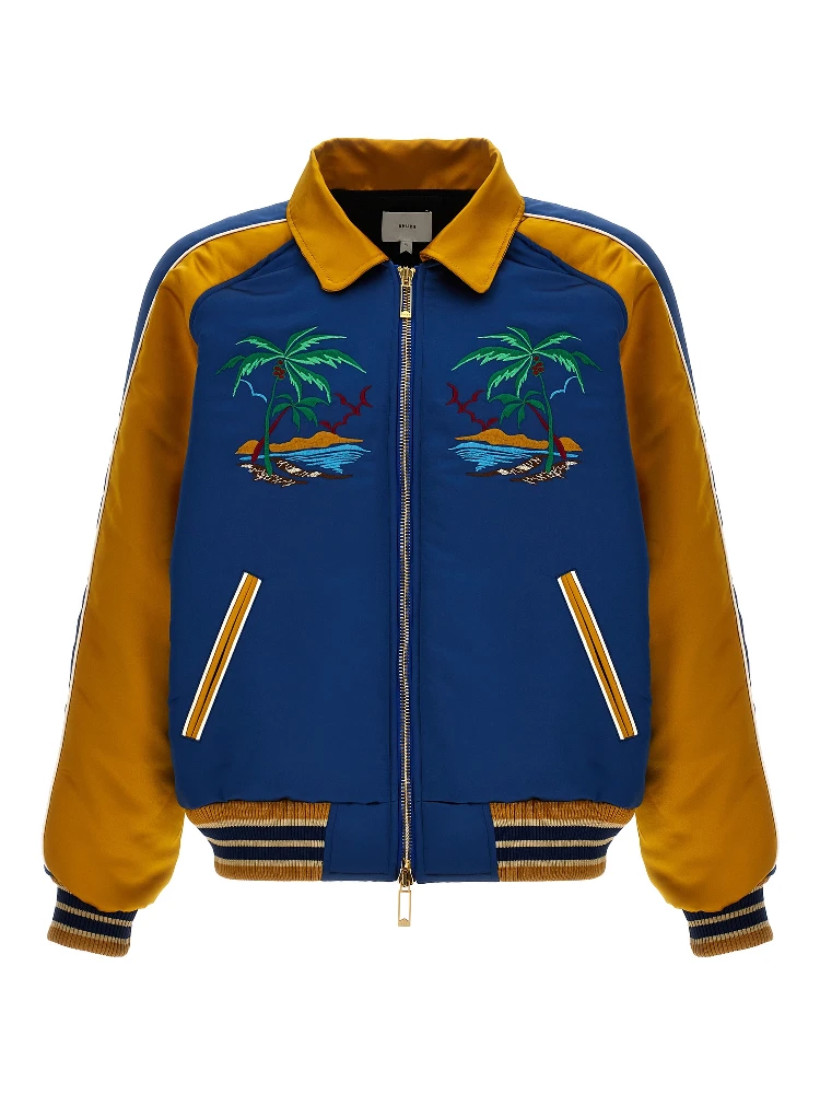 Multicolor Polyester Bomber