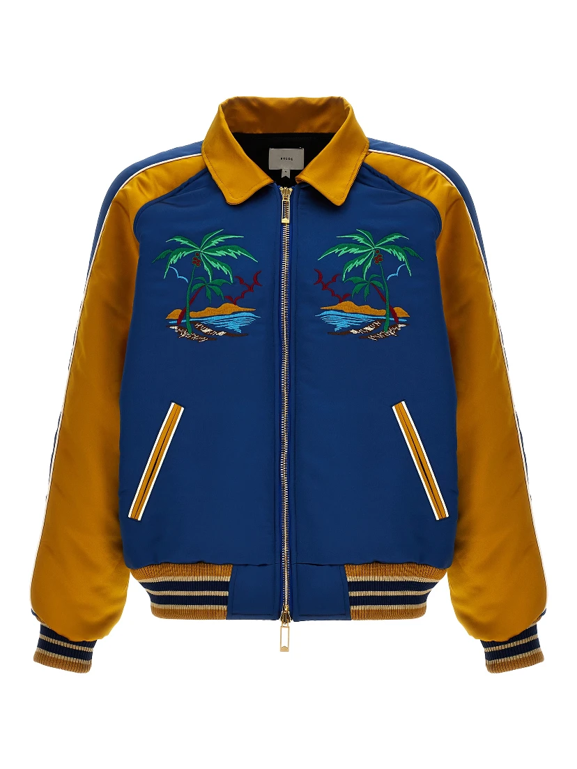 Multicolor Polyester Bomber