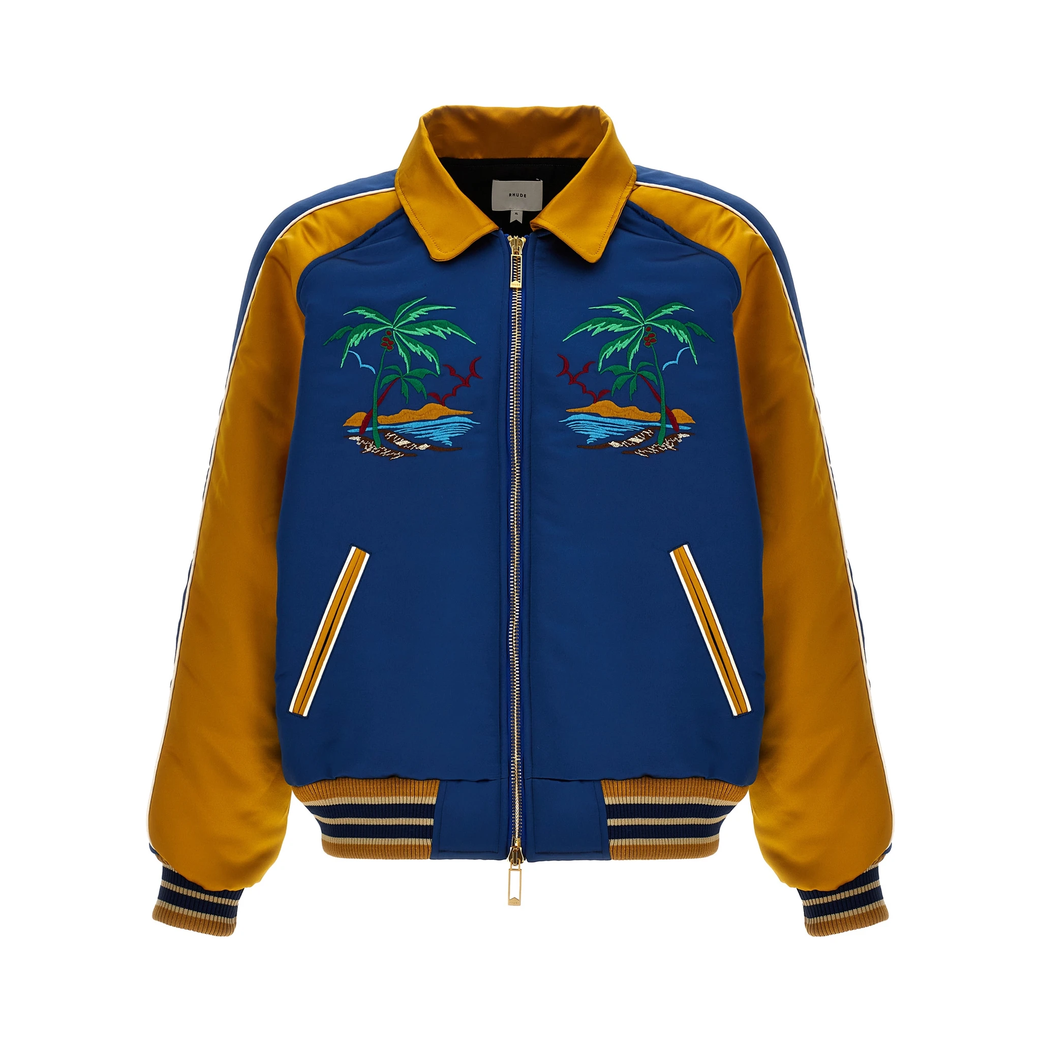 Multicolor Polyester Bomber