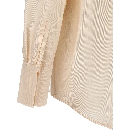 Beige Acetate Blouse