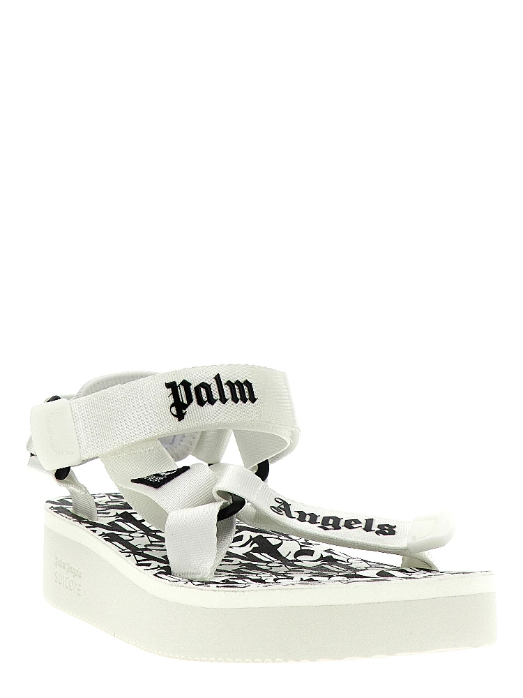 Bicolor Polyester Flat Sandals alternative
