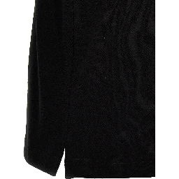 Black Polyester Polo Shirt