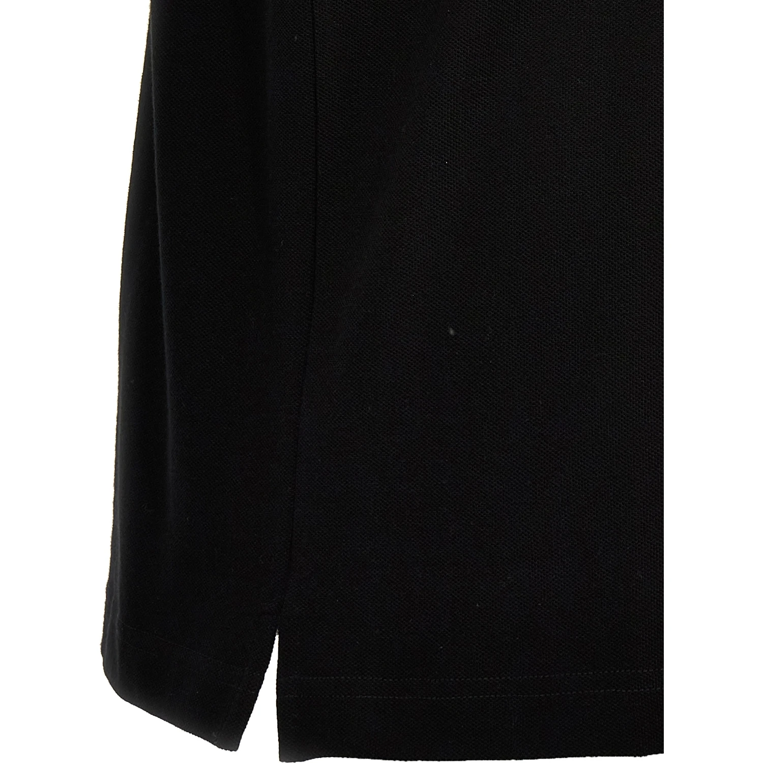Black Polyester Polo Shirt