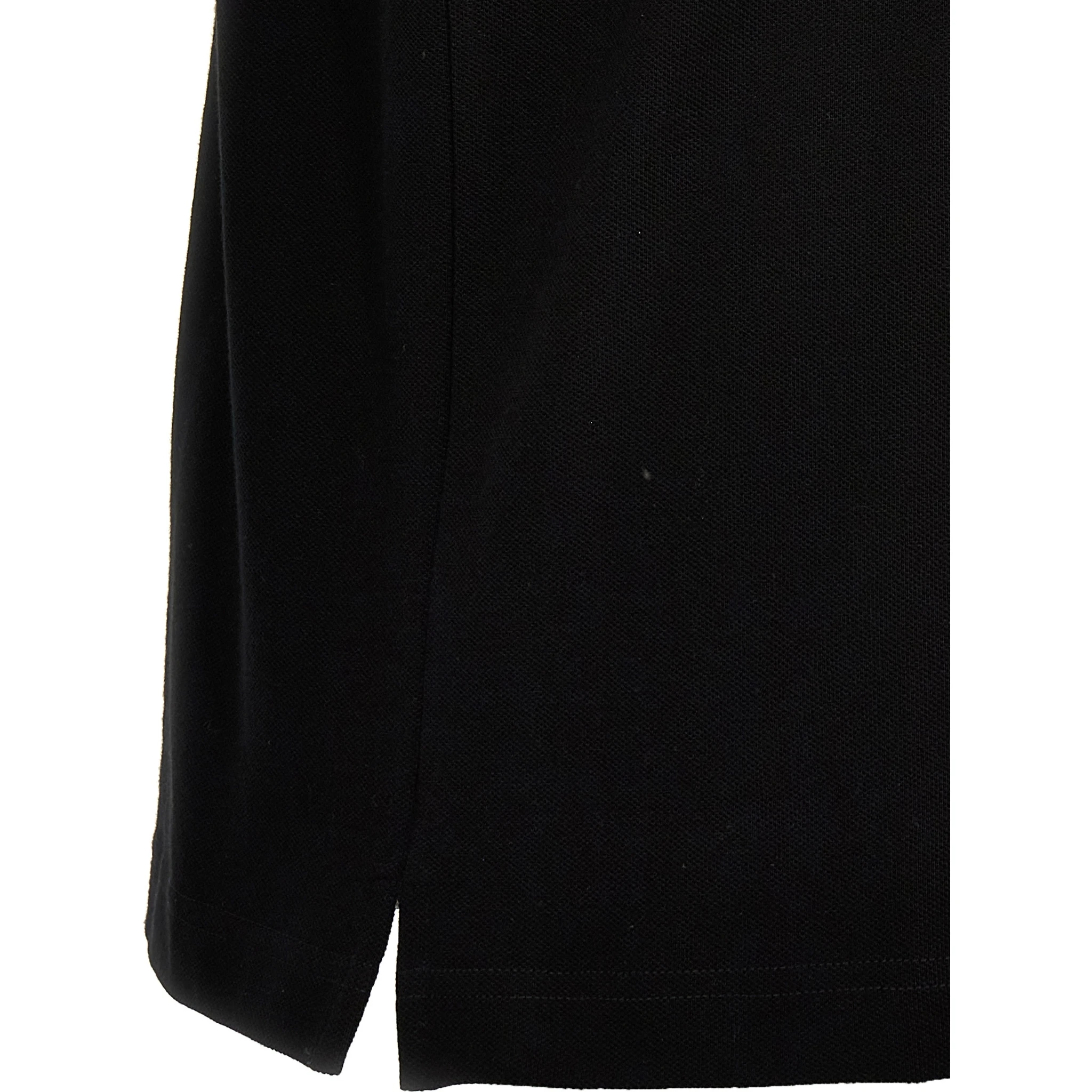 Black Polyester Polo Shirt