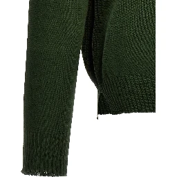 Bicolor Cotton Cardigan