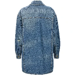 Blue Cotton Denim Jacket