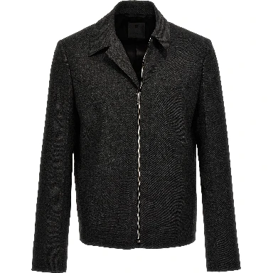 Gray Virgin Wool Jacket