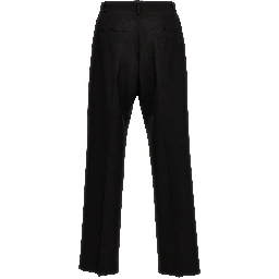 Black Virgin Wool Dress Pants