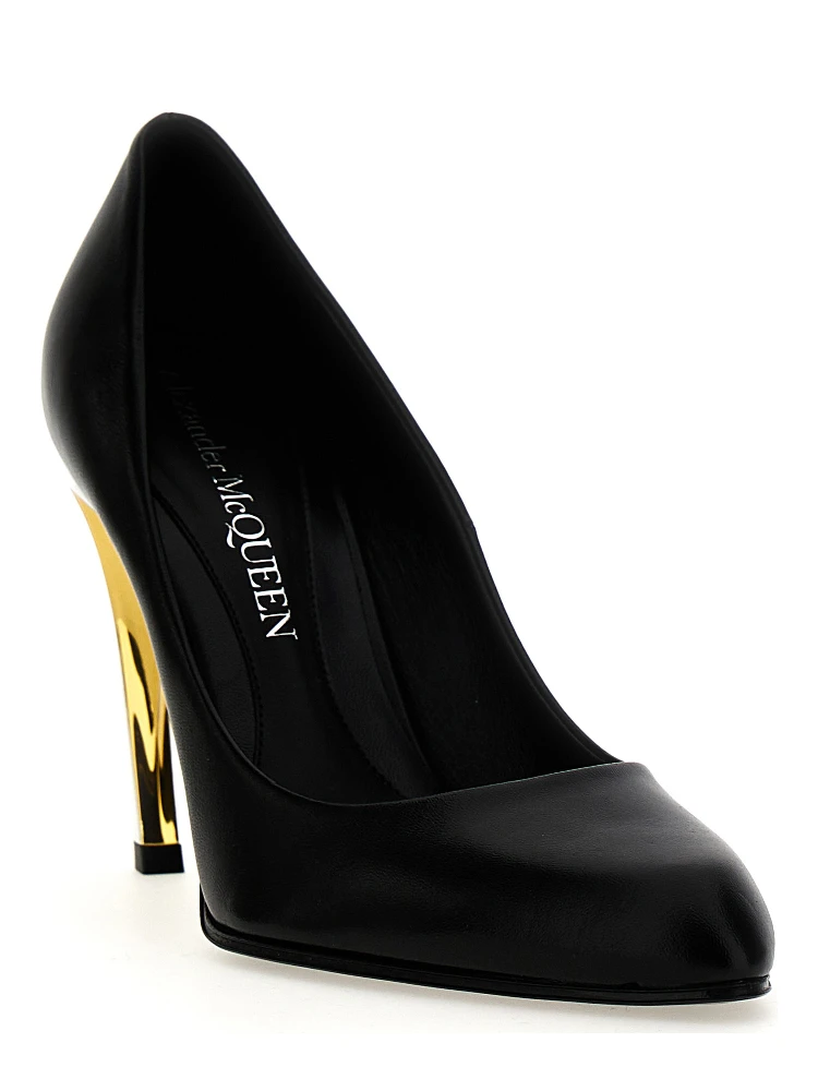 Black Lambskin High Heel Pumps alternative