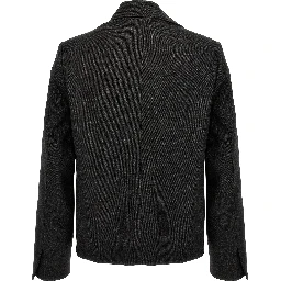 Gray Virgin Wool Jacket