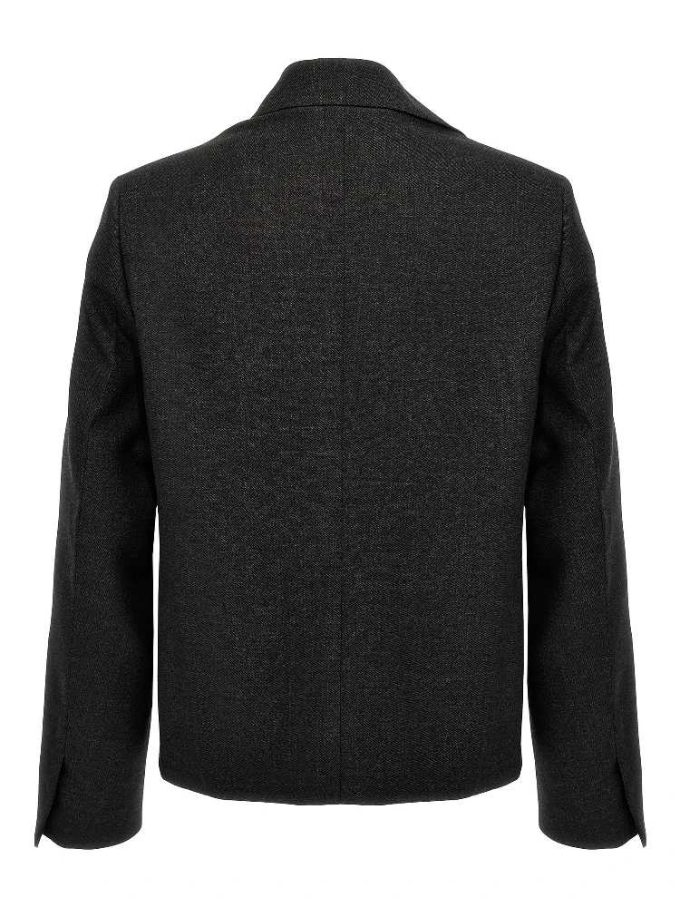 Gray Virgin Wool Jacket alternative