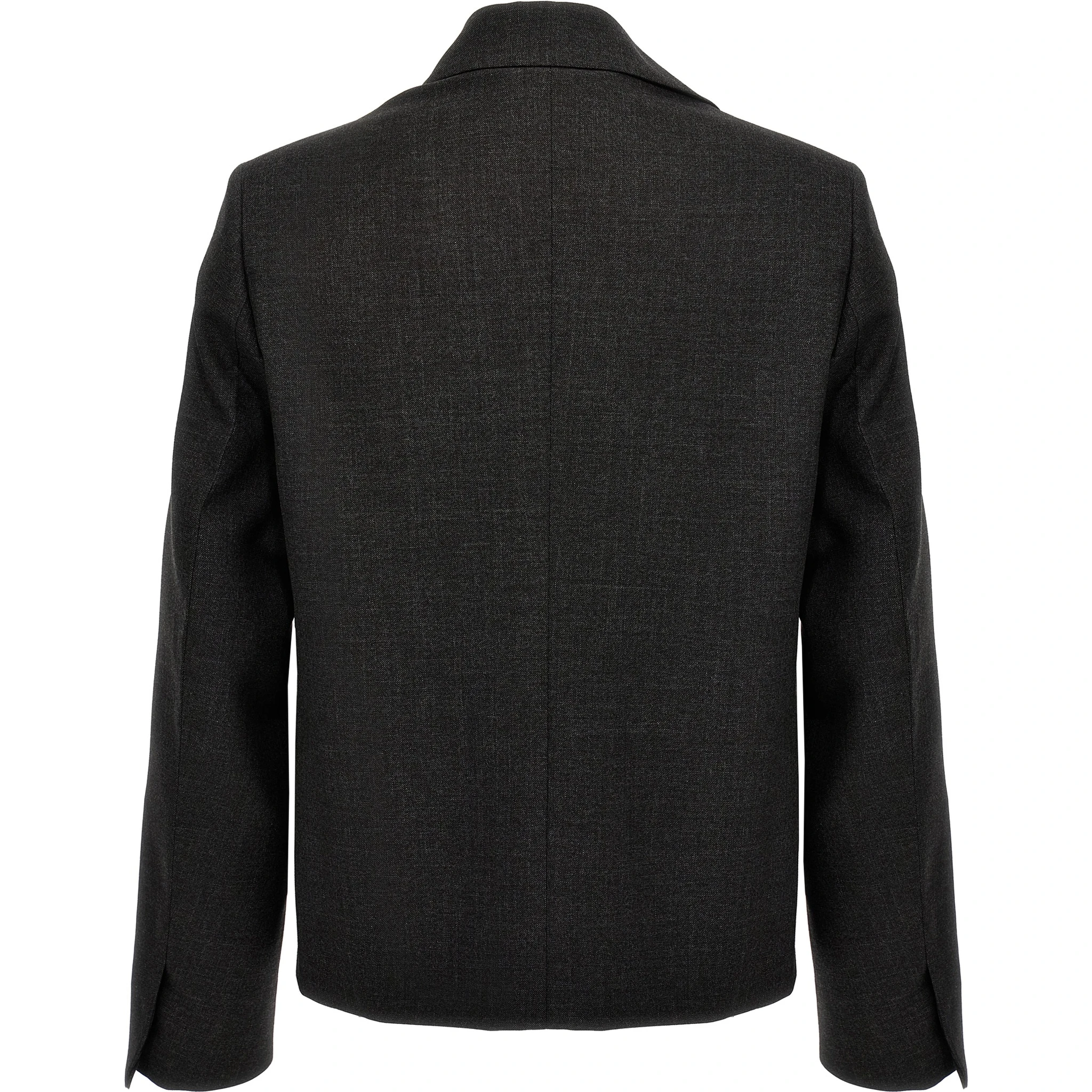 Gray Virgin Wool Jacket