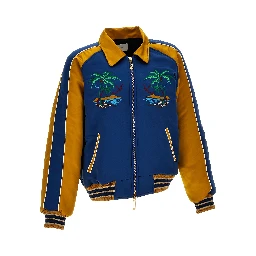 Multicolor Polyester Bomber