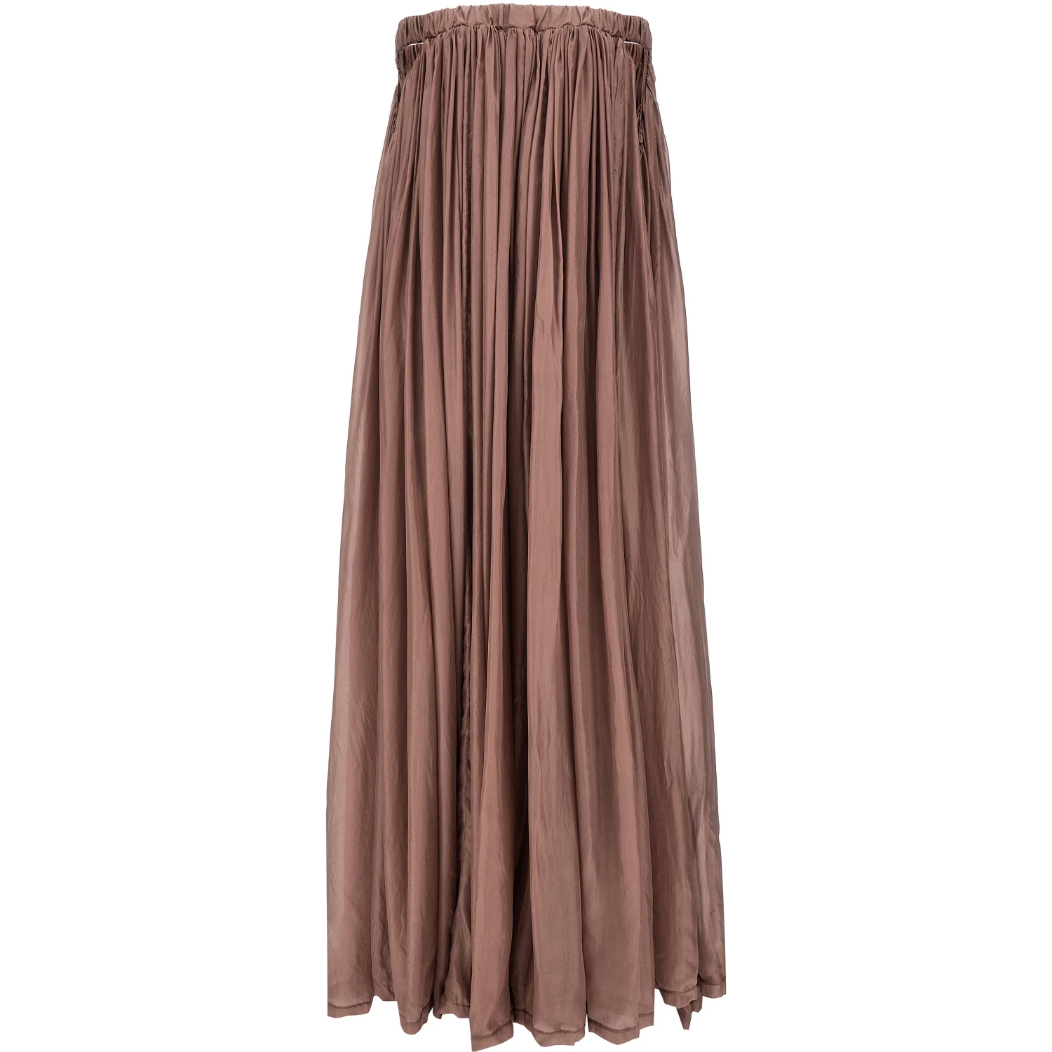 Multicolor Silk Long Dress