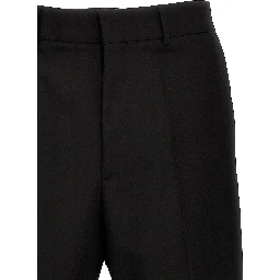 Black Virgin Wool Dress Pants