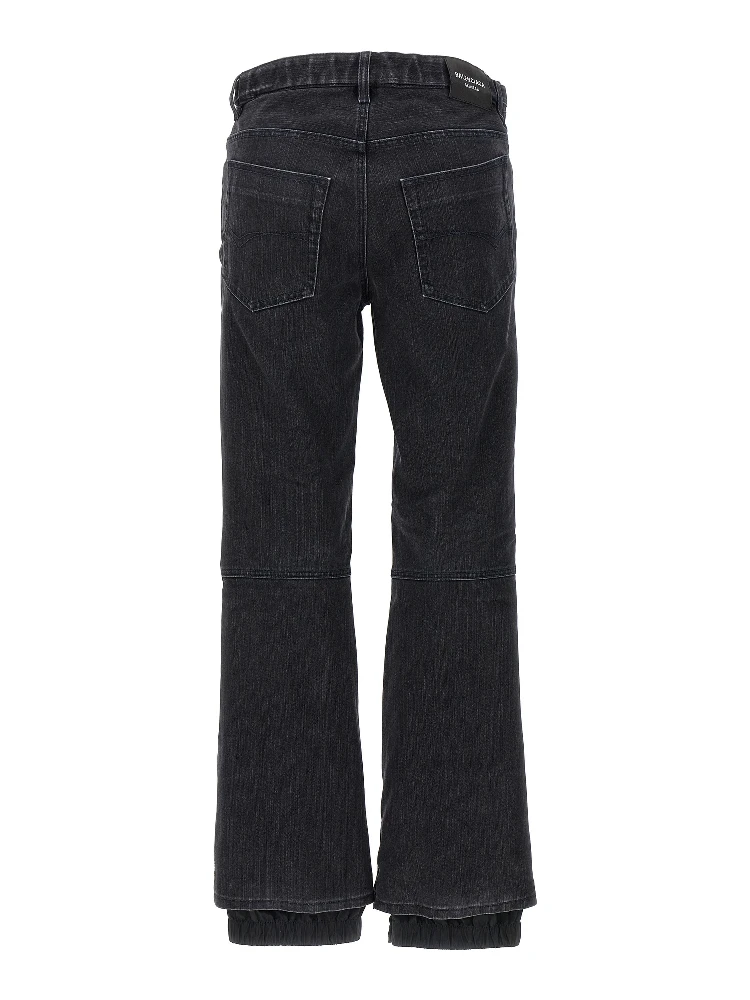Black Cotton Flared Jeans alternative