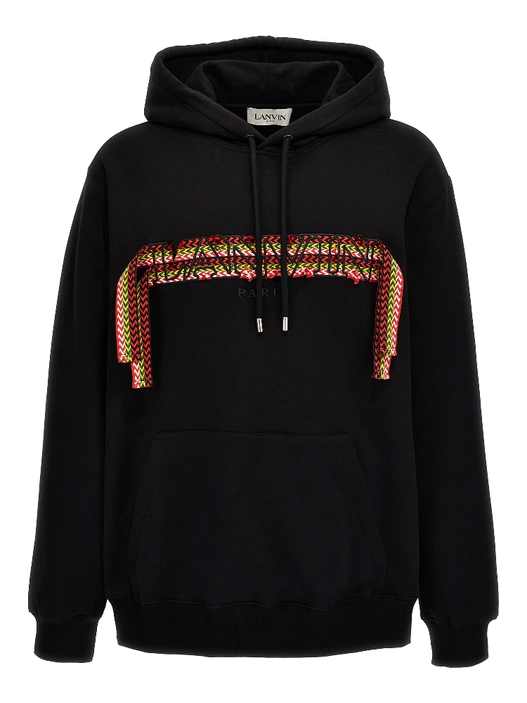 Black Cotton Sweatshirt