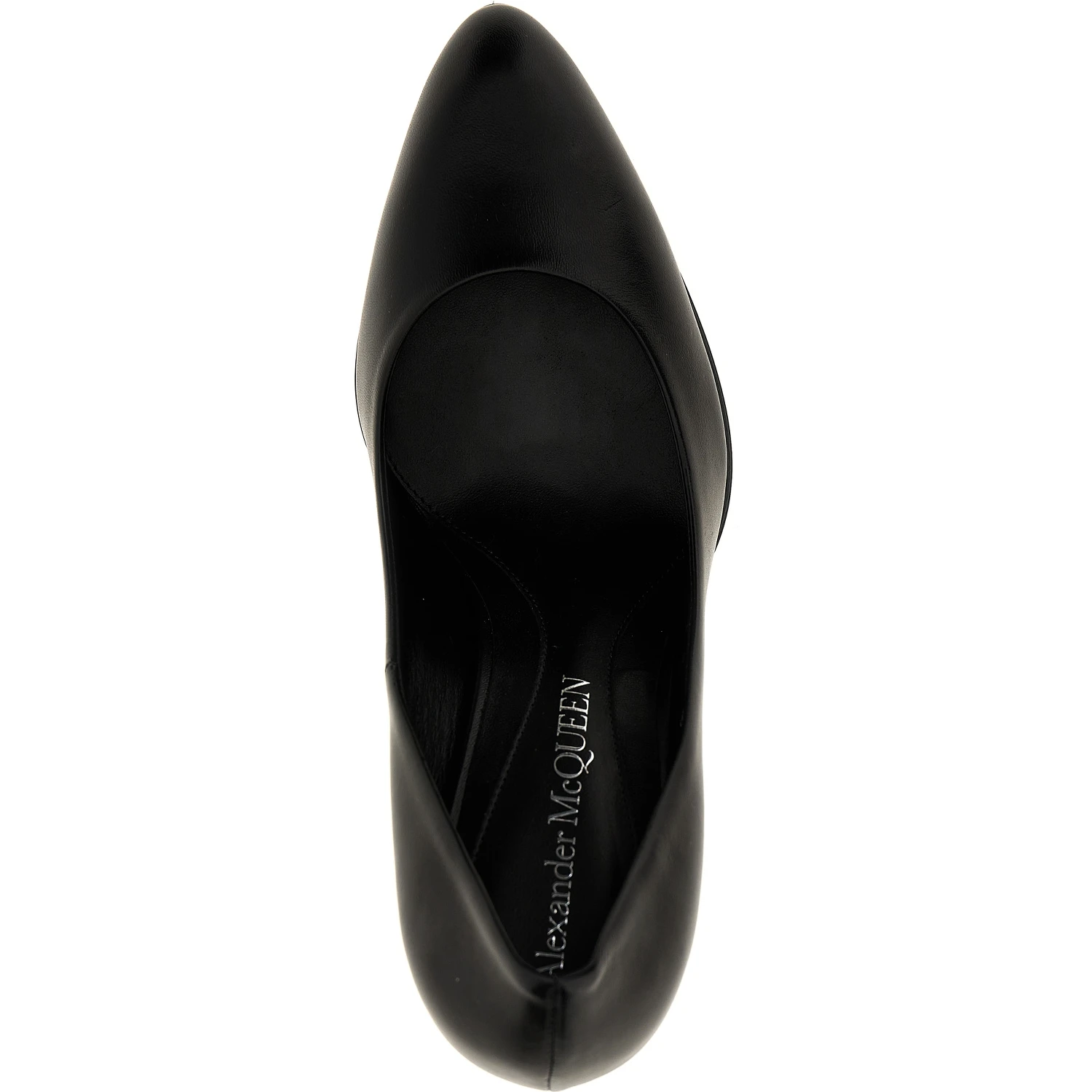 Black Lambskin High Heel Pumps