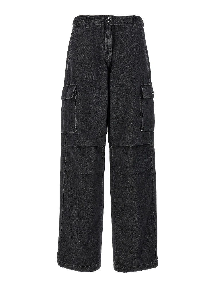 Black Cotton Jeans Denim