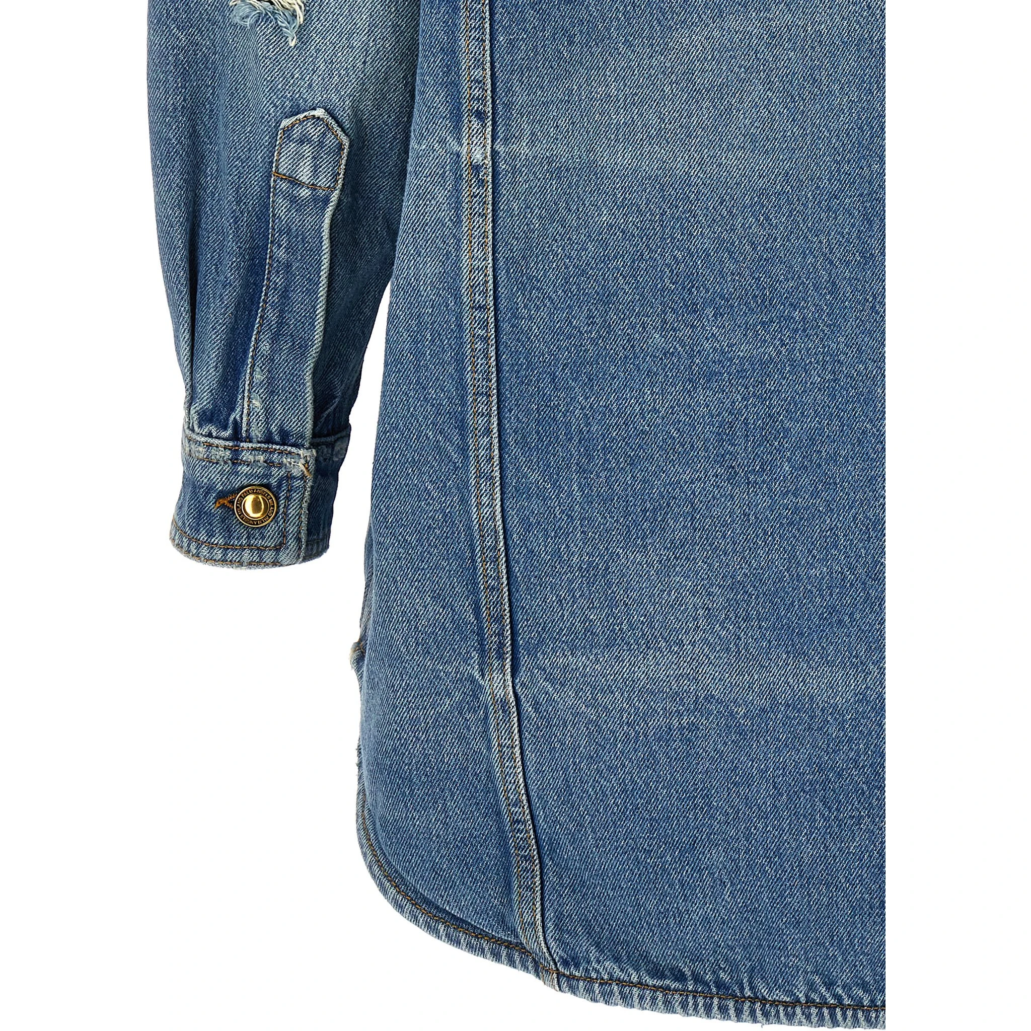 Blue Cotton Denim Jacket