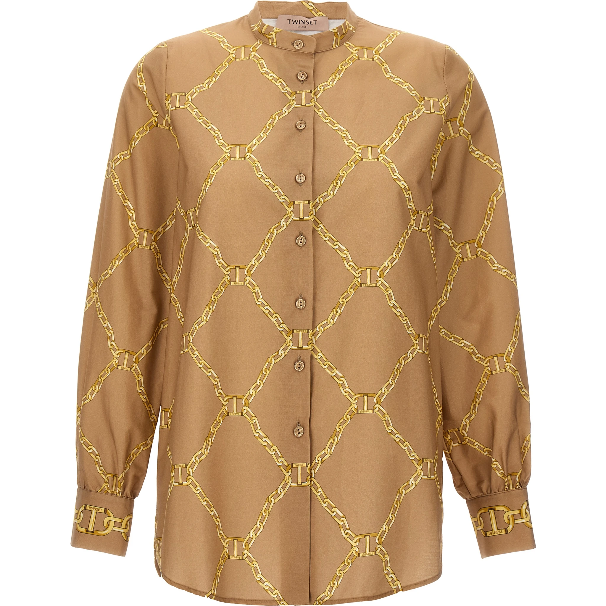 Beige Cotton Blouse