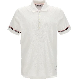 White Cotton Polo Shirt
