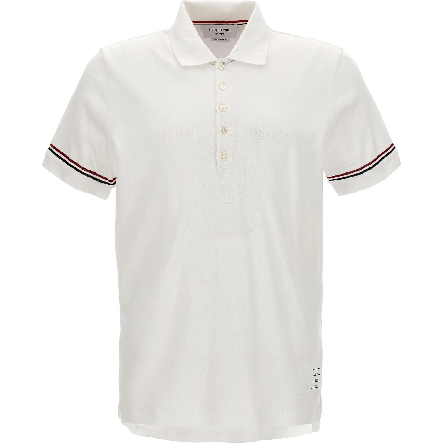 White Cotton Polo Shirt