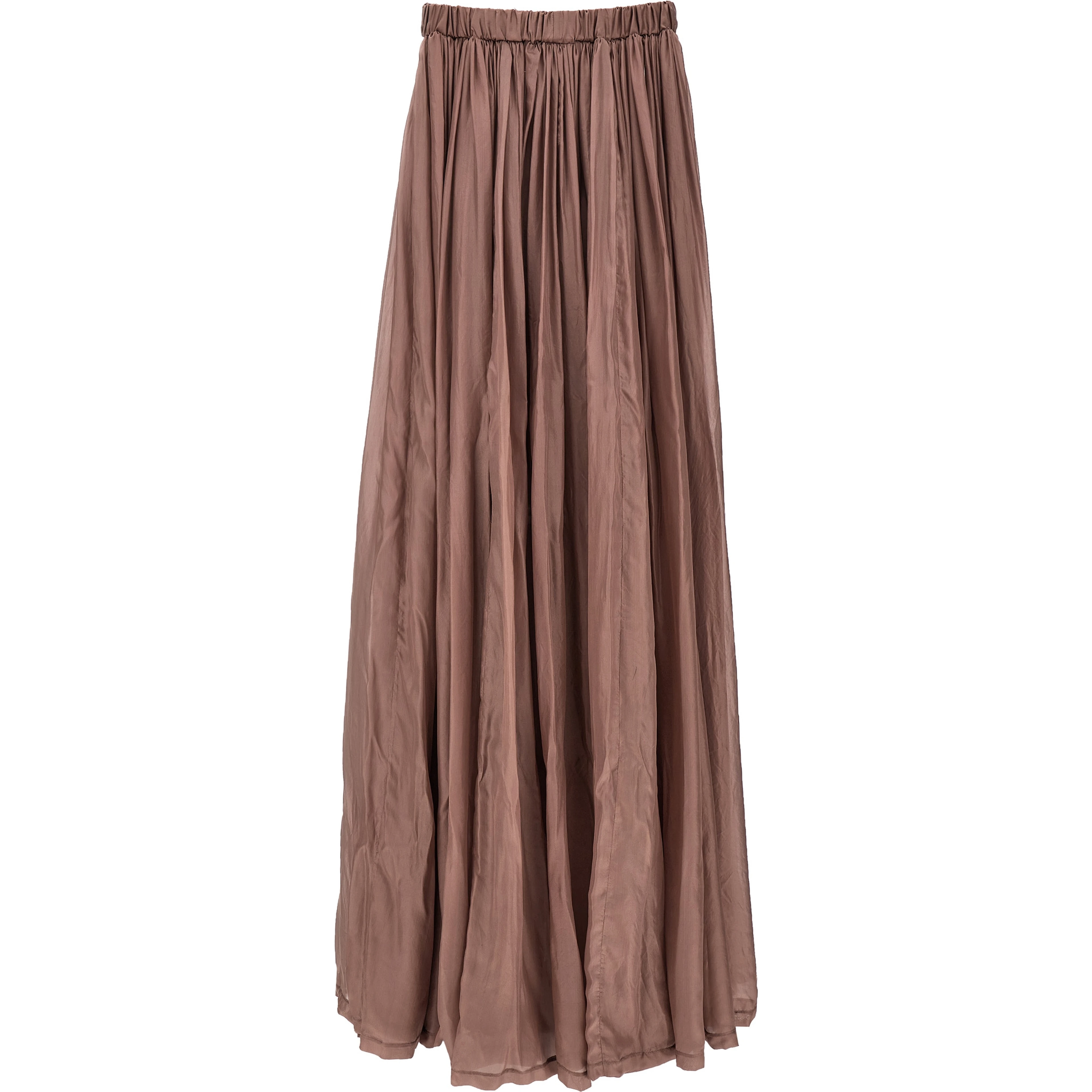 Multicolor Silk Long Dress