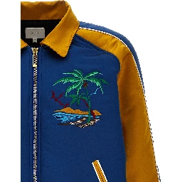 Multicolor Polyester Bomber