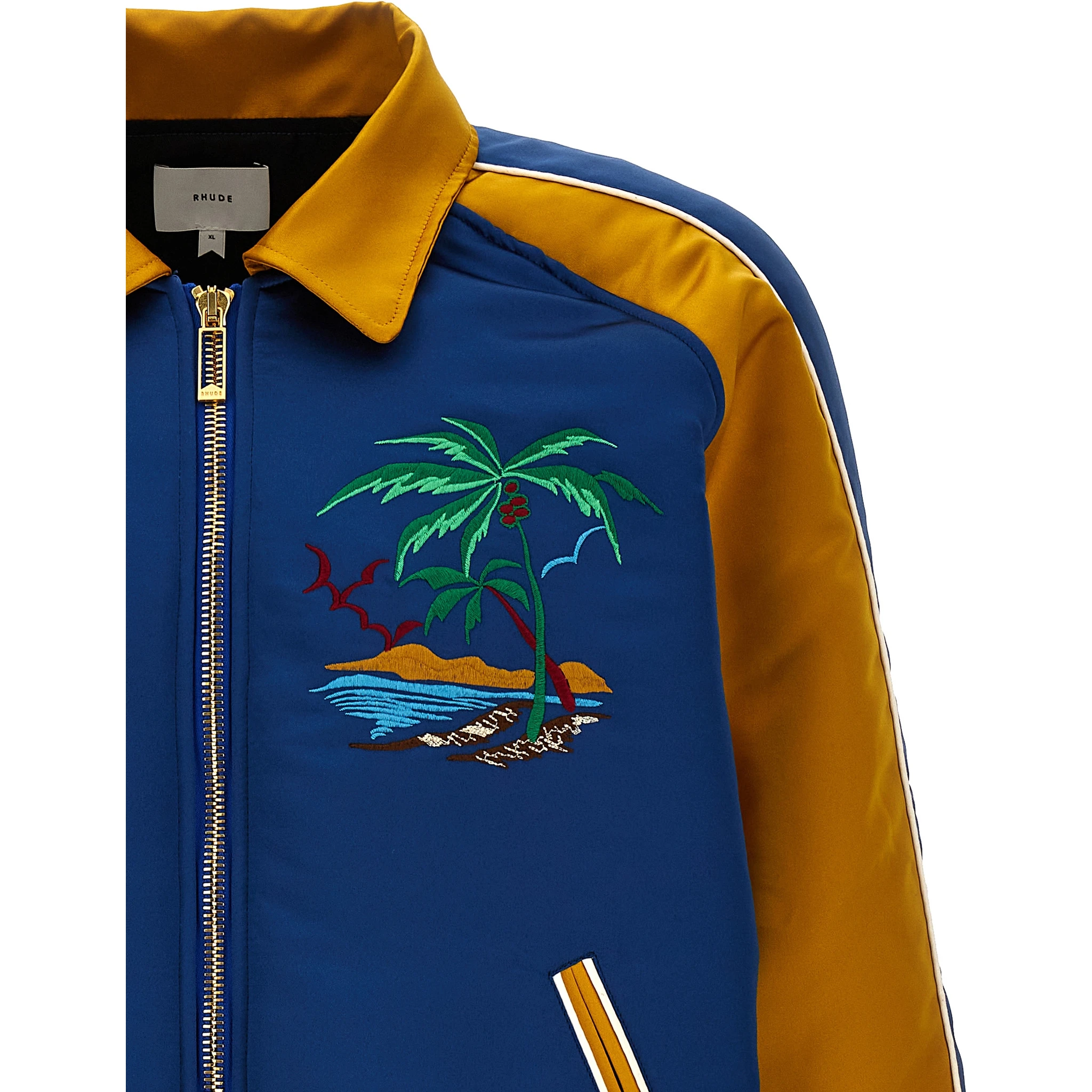 Multicolor Polyester Bomber
