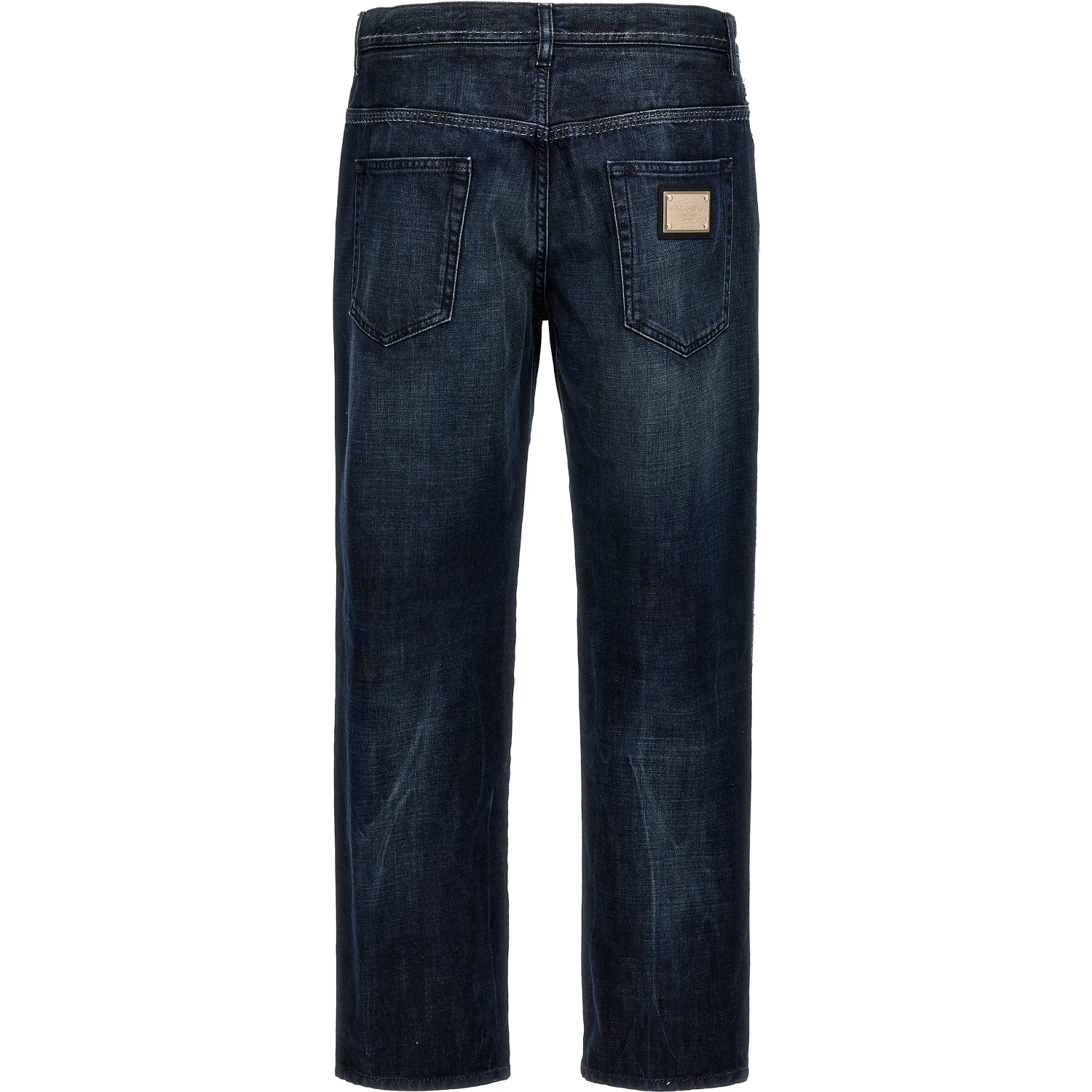 Blue Cotton Skinny Jeans