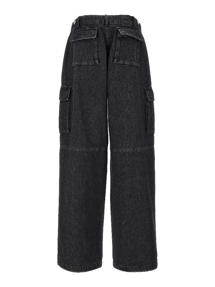 Black Cotton Jeans Denim alternative