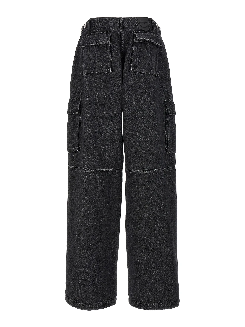 Black Cotton Jeans Denim