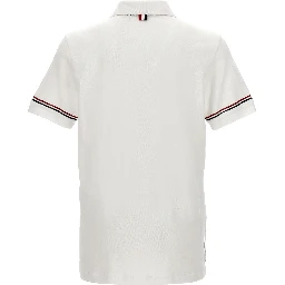 White Cotton Polo Shirt