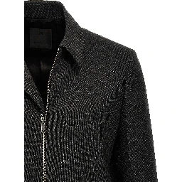 Gray Virgin Wool Jacket