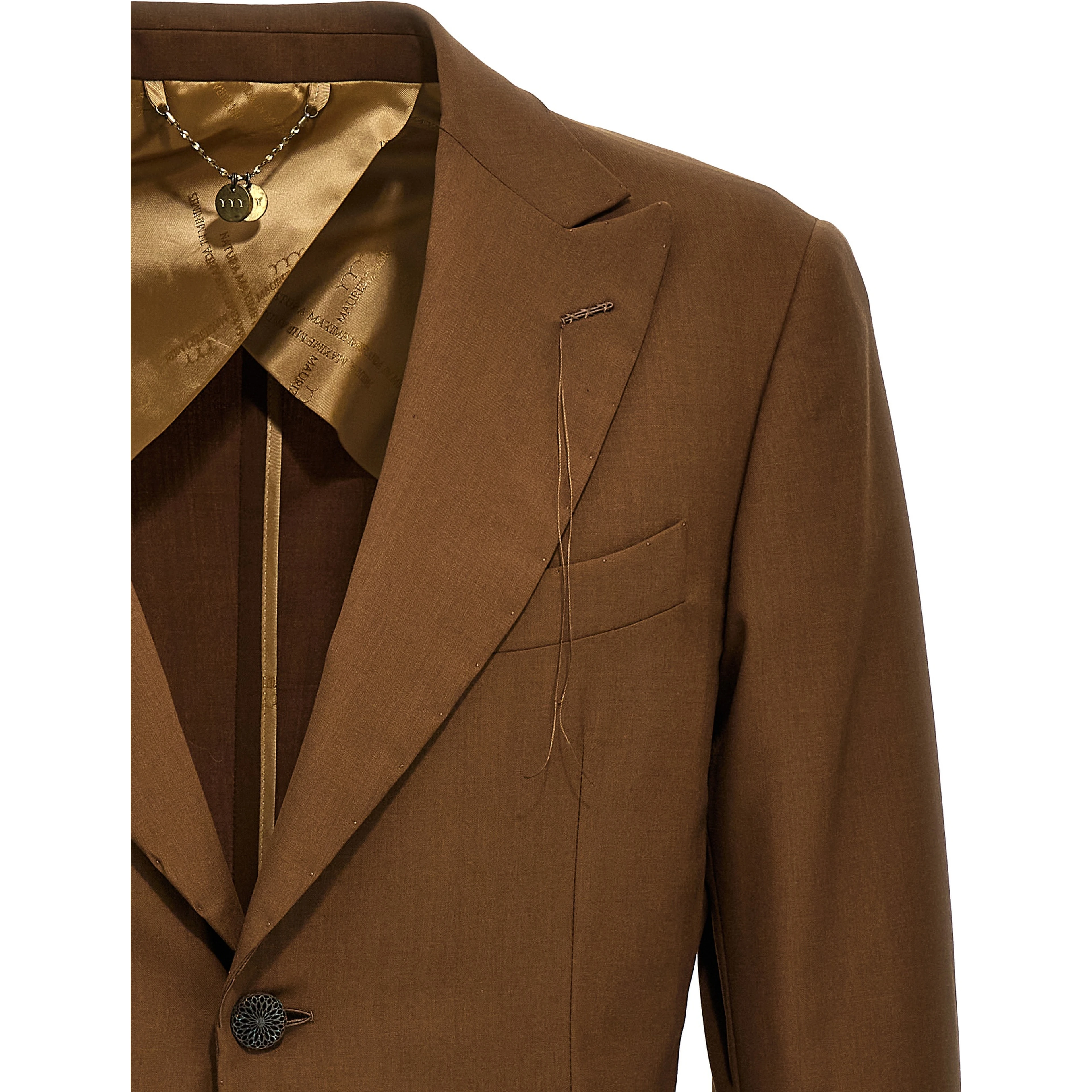 Brown Wool Blazer