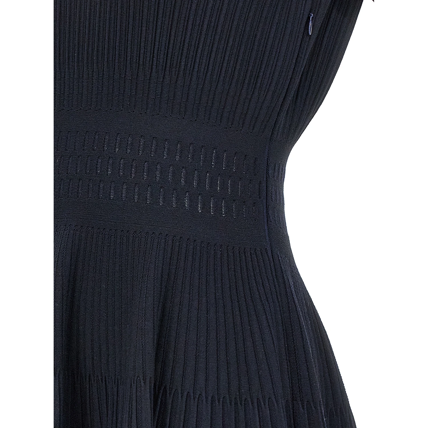 Blue Viscose Midi Dress