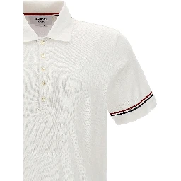 White Cotton Polo Shirt